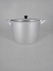 Уценка 25-1771 Кастрюля алюминиевая Демидовский завод МТ-023, 3,5 л, с крышкой, матовая