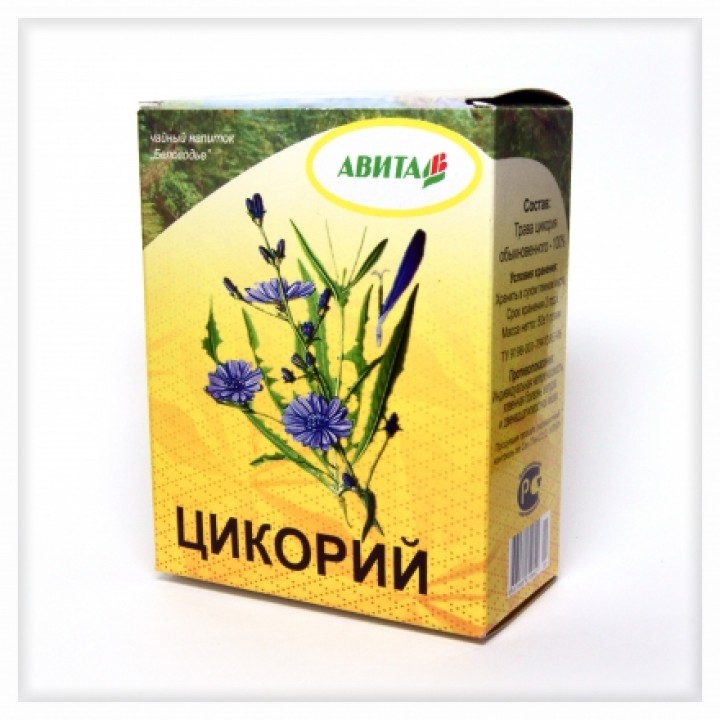 Цикорий корень "Авита"50 г при колитах, диабете, подагры, при кожных заболеваниях