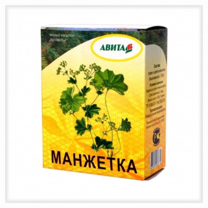 Манжетка "Авита" 50 г при туберкулезе, диабете, поносах и для укрепления ЖКТ