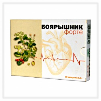 Боярышник форте 30 капс х0, 3 г (нормализует нарушения сердечного ритма)
