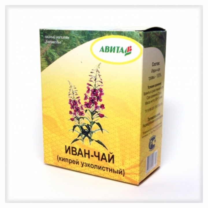Иван-чай (Кипрей) "Авита" 50 г при желудочных-кишечных заболеваниях, повышает иммунитет
