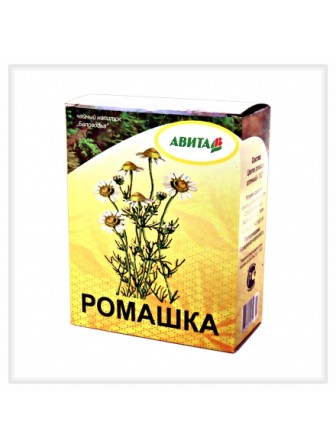 Ромашка "Авита" 25 г принимают при спазмах кишечника, при почечных коликах