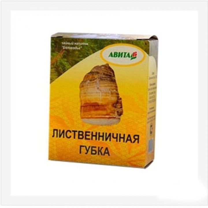 Лиственичная губка "Авита" 30 г при астме, гепатите, снижает вес