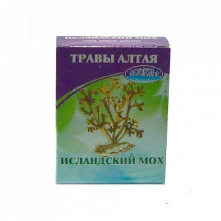 Исландский мох "Авита" 25 г дробленый (в коробочке)