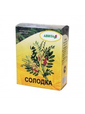 Солодка "Авита" 50 г смягчает кашель, применяется при язвенной болезни желудка