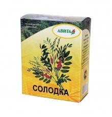 Солодка "Авита" 50 г смягчает кашель, применяется при язвенной болезни желудка