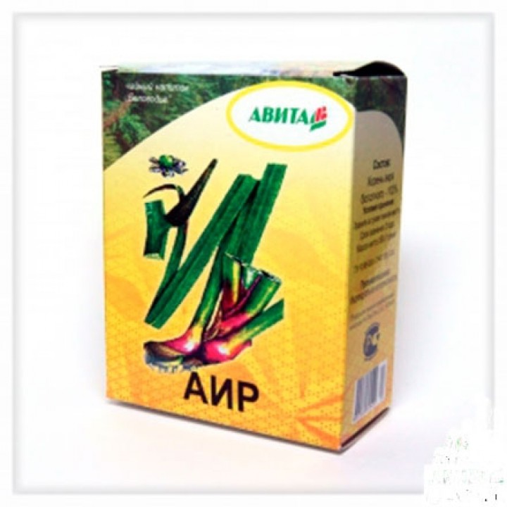 Аир корень "Авита" 50 г при гастрите, колитах, ижоге, пневмонии, зубной боли