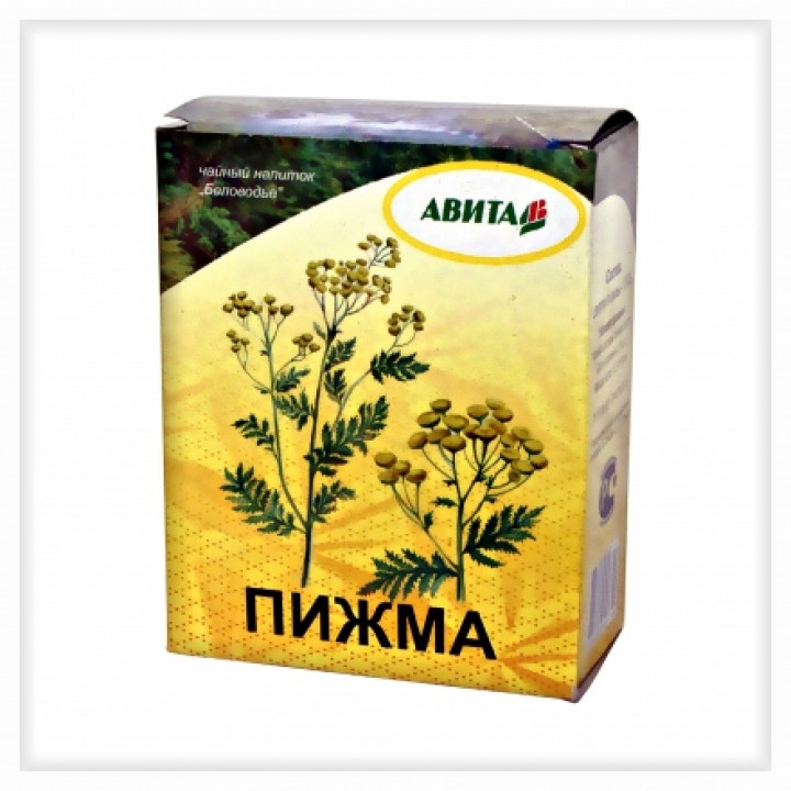 Пижма "Авита" 50 г применяется при заболевании желудка, при гастрите, холецистите и туберкулезе