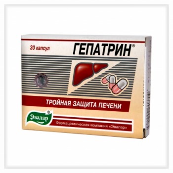 Капсулы "Гепатрин" для защиты печени, 30 капс х 0, 2г