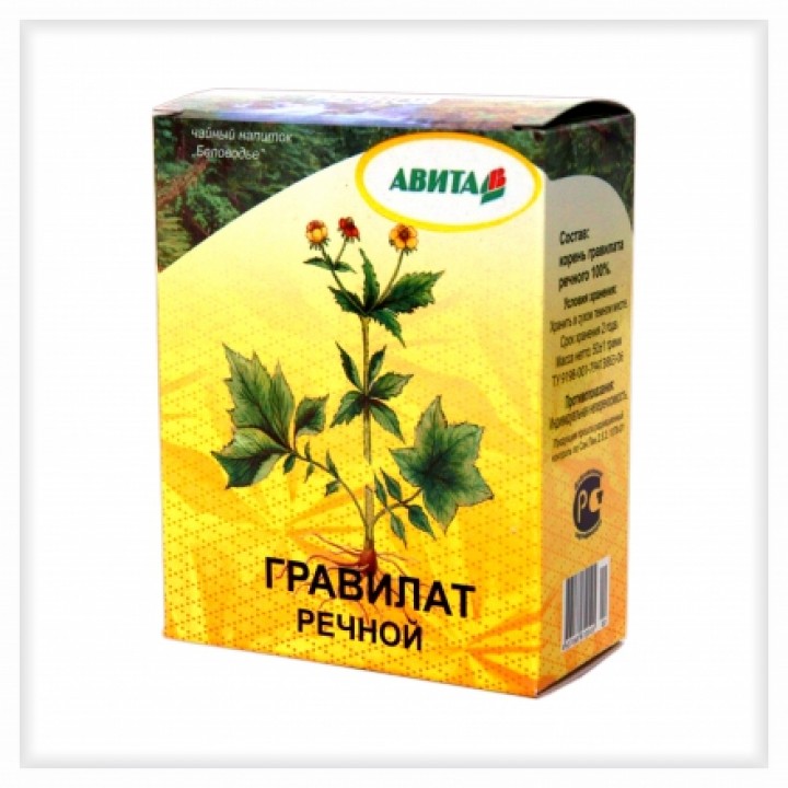 Гравилат "Авита" 50 г при лечении печени и почечных заболеваниях