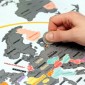 Большая скретч-карта мира True Map Plus Silver