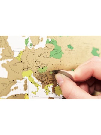 Скретч карта мира True map