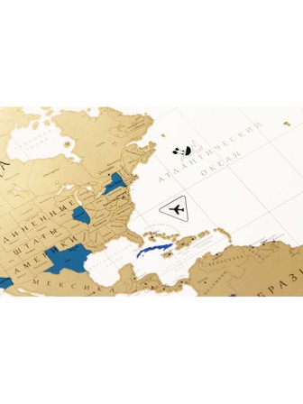 Скретч карта мира True map