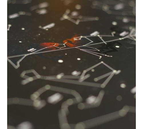 Светящаяся карта звездного неба Star Light Map