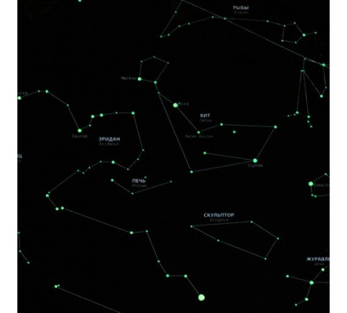 Светящаяся карта звездного неба Star Light Map