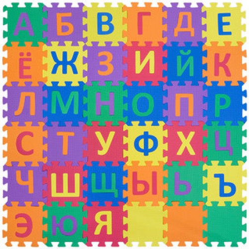 Детский коврик-пазл с русским алфавитом Funkids "Алфавит-3" art. KB-001-36-NT, 01