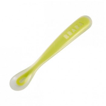Ложка Beaba "Ergonomic 1ST AGE Spoon", 913380 / Neon