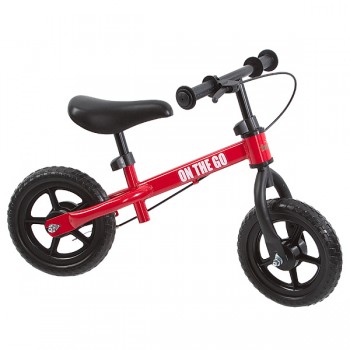 Беговел с тормозом 10" Funkids "On-The-Go", Красный