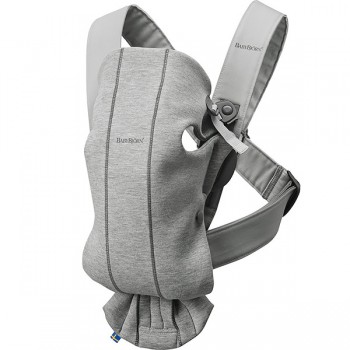 Рюкзак-Кенгуру BabyBjorn "Mini Cotton Jersey", 72 / Светло-серый