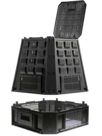 Компостер садовый Prosperplast Evogreen 630 л черный IKEV630C-S411