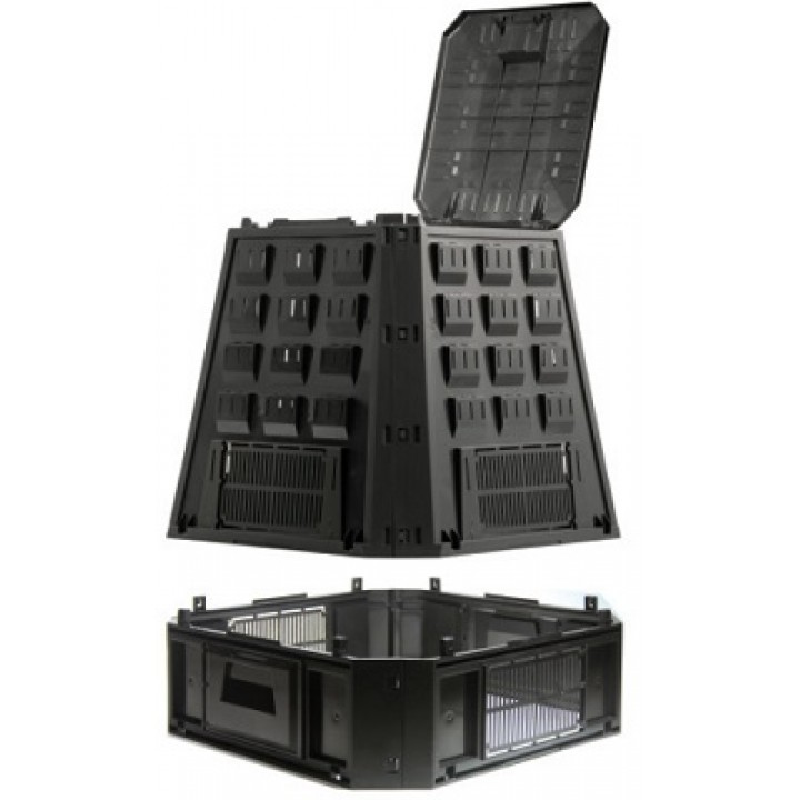 Компостер садовый Prosperplast Evogreen 630 л черный IKEV630C-S411