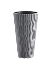 Садовое кашпо для цветов SANDY SLIM DPSP400-405U серый 2 предмета 18 и 45 л