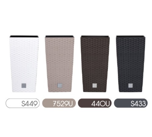 Садовое кашпо для цветов RATO SQUARE DRTS400-S449 белый 2 предмета 37 и 91,5 л Садовое кашпо для цветов RATO SQUARE DRTS400-S449 белый 2 предмета 37 и 91,5 л