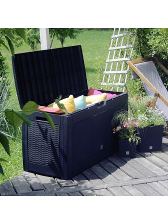 Ящик садовый для хранения Prosperplast BOXE RATO MBR310-S433, цвет антрацит