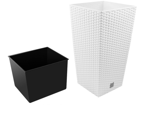 Садовое кашпо для цветов RATO SQUARE DRTS400-S449 белый 2 предмета 37 и 91,5 л Садовое кашпо для цветов RATO SQUARE DRTS400-S449 белый 2 предмета 37 и 91,5 л