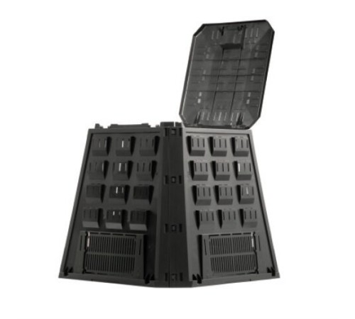 Компостер садовый Prosperplast Evogreen 420 л чёрный IKEV420C-S411 Компостер садовый Prosperplast Evogreen 420 л чёрный IKEV420C-S411