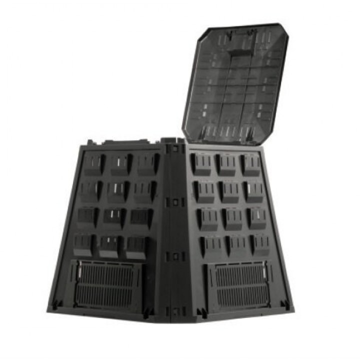 Компостер садовый Prosperplast Evogreen 420 л чёрный IKEV420C-S411