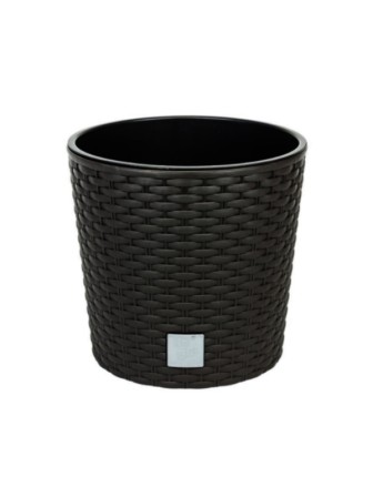 Садовое кашпо для цветов RATO ROUND DRTUS400L-S433 антрацит 2 предмета 35 и 37,65 л