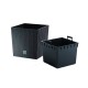 Садовое кашпо для цветов RATO LOW DRTS400L-S433 антрацит 2 предмета 37 и 64 л