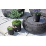 Садовое кашпо для цветов RATO ROUND DRTUS400L-S433 антрацит 2 предмета 35 и 37,65 л
