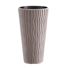 Садовое кашпо для цветов SANDY SLIM DPSP400-7529U мокко 2 предмета 18 и 45 л