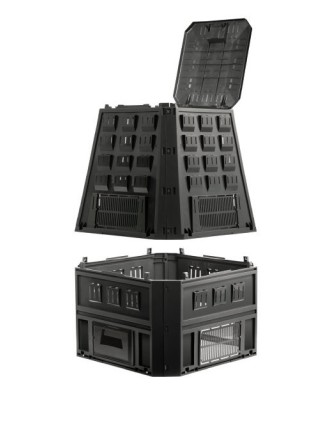 Компостер садовый Prosperplast Evogreen 850 л чёрный IKEL850C-S441