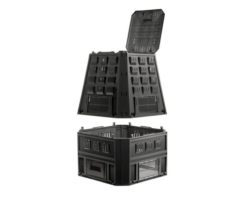 Компостер садовый Prosperplast Evogreen 850 л чёрный IKEL850C-S441