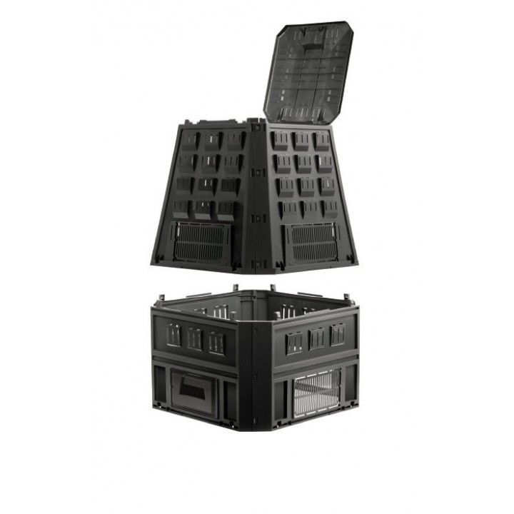 Компостер садовый Prosperplast Evogreen 850 л чёрный IKEL850C-S441