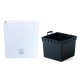Садовое кашпо для цветов RATO LOW DRTS400L-S449 белый 2 предмета 37 и 64 л