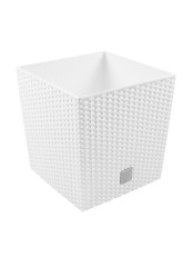 Садовое кашпо для цветов RATO LOW DRTS400L-S449 белый 2 предмета 37 и 64 л