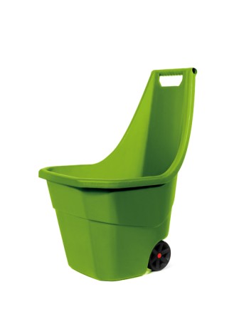 Тачка садовая Prosperplast LOAD & GO оливковый 55 л, пластик