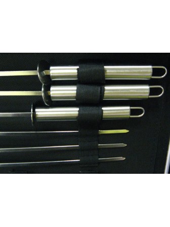 Набор для гриля и шашлыка Green Glade SC007 подарочный в чемодане (18 предметов)