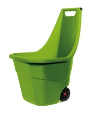 Тачка садовая Prosperplast LOAD & GO оливковый 55 л, пластик