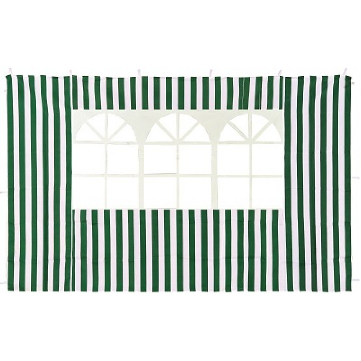 Стенка для садового тента Green Glade 4110 2х3 м полиэстер, с окном, зеленая