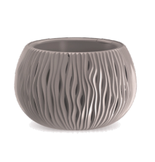 Садовое кашпо для цветов SANDY BOWL DSK370-7529U мокко 2 предмета 9 л