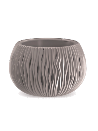 Садовое кашпо для цветов SANDY BOWL DSK370-7529U мокко 2 предмета 9 л