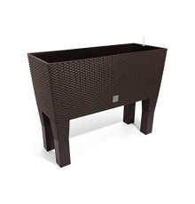 Садовое кашпо для цветов с автополивом RATO CASE HIGH DRTC800H-440U венге 2 предмета 72 л