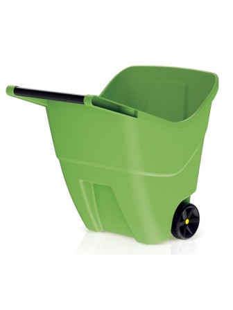 Тачка садовая Prosperplast LOAD & GO II оливковый 85 л, пластик