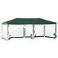 Садовый шатер беседка для дачи Green Glade 1056 с москитной сеткой, 18 кв/м