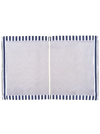 Стенка для садового тента Green Glade 4140 2х3 м полиэстер с москитной сеткой синяя